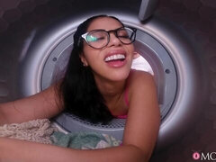 Culo grosso, Grande cazzo, Tette grandi, Pompino, Brunetta, Da dietro, Ragazza, Tette