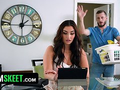 Awkward hot arsed handsome brunette always gets stuck