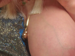 NSFW Asmr Triggers: Big Natural Breasts in Sparkling Dress - Tapping, Rustling, Jewelry Play & Sensual Stroking - Lilykoti