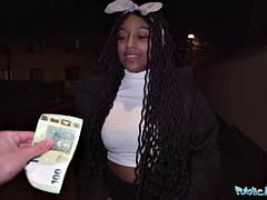 Public Agent Big BRAZILIAN Tits and Ass fucking me HARD