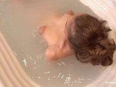 Cul, Blonde, Sucer une bite, Plantureuse, Gorge profonde, Femelle, Mamelons, Nénés