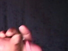 Amateur, Noire, Sucer une bite, Conversation vulgaire, Faciale, Poilue, Pov