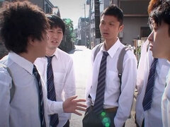 Faciale, Groupe, Hd, Japonaise, Adolescente