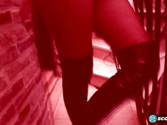 Grosse titten, Blondine, Stiefel, Fetisch, Milf, Natürlichen titten, Strümpfe, Spielzeuge