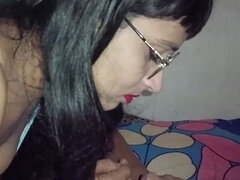 Asiatisch, Bikini, Blasen, Spermaladung, Indisch, Milf