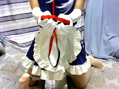 Мастурбация, Трансы, Соло, Чулки