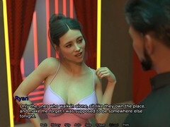 Evelyn takes Ryan's man rod under her pussy at the night club