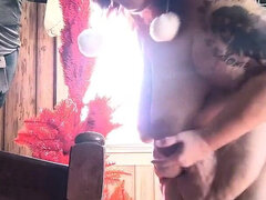 Putting up Her Tree Sky High Makes U Cum Hard in Her Eye What a Nice Guy