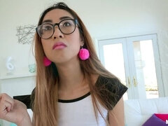 Asiatica, Pompino, Facciale, Occhiali, Hardcore, Rasata, Magra, Ragazza