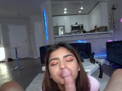 Cul, Sucer une bite, Preservatif, Éjaculer dans la bouche, Interracial, Seins naturels, Culottes ou slips, Nénés