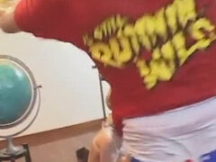 Grupo, Japonés, Lencería, Público, Medias largas