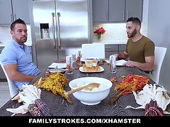 Sexy Milf Phoenix Marie Fucks Stepson & StepDad For Thanksgiving