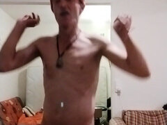 Completely Naked Except for an Orange Beanie