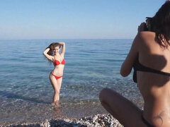 Brunetka, Žena, Prstovanie, Hd, Masturbácia, Prirodzené prsia, Orgazmus, Sólo