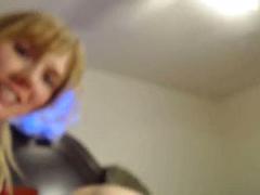 Horny blonde gives rimjob 24 Oct - Blowjob fucked