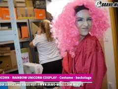 Unapproachable Adelle Unicorn and Adelle's behind the scenes video
