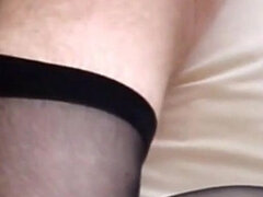Amatör, Fetisch, Onani, Nylon, Solo, Stockings