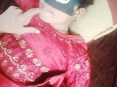 Indian Housewife Aunty Chuda with Guest - Homemade Desi Sex with Blowjob and Handjob