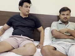 Two Friends Make Indian Waitress Drink and Fuck Her Hard in Hotel Room