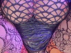 Enthousiasteling, Grote mammen, Stel, Sperma, Fetisj, Natuurlijke tieten, Panty, Gezichtspunt