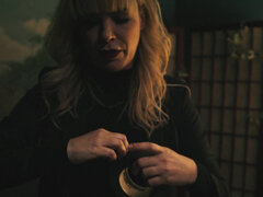 Twisted therapist Dana Deadrmond manipulates Maya Kendrick into public strap-on DP