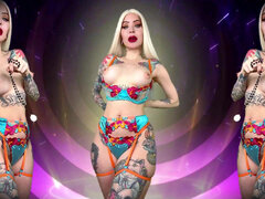 Conversation vulgaire, Femme dominatrice, Humiliation, Lingerie, Mère que j'aimerais baiser, Solo, Tatouage