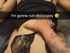Real Snapchat Fuck Compilation- Cheating Cumslut Wife Begs for Multiple Creampies -richelle Rose