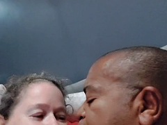 Make out session turns into handjob and doggy style