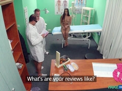 Amateur, Mamada, Médico, Oficina, Coño, Uniforme