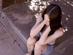 18 ans, Attrapée, Léchez, Chatte, Rousse roux, Rasée, Adolescente, Nénés