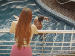 Boquete, Casal, Francêsa, Interracial, Beijar, Natural, Mamilos, Tatuagem