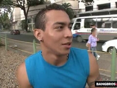 Hot Latina Babe with Black Hair Found on Brazil Streets