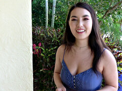 18 años, Americano, Asiático, Culo, Mamada, Tetas naturales, Pov, Tragarse