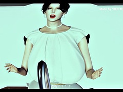 3d, アナル, マッサージ