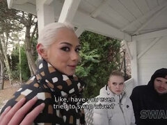 Kauniit, Iso kulli, Blondi, Tsekki, Rankka, Hd, Vaimo, Wife swap