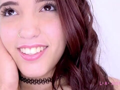 Entrevista, Rubia, Lesbiana, Masaje, Pov, Adolescente