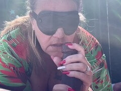 Married milf returns to Island for some BBC action