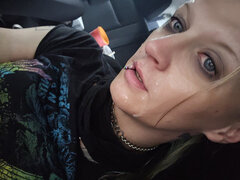 Petite Trans Girl Loves Cum