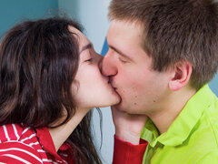 Brunette, Bakfra, Hd, Naturlige bryster, Fitte