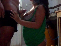 Culo grande, Mamada, Pareja, Casero, Latina