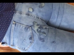 Full Cumshots That My Stepson's Friends Made Me All Over My Body and Face