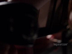 흑갈색 머리, 수음, 자연의 가슴, 혼자, 장난감들