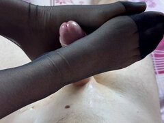 Africano, Negro, Pareja, Corridas, Pajear, Casero