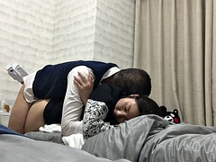 Boss fucked employees at massage outlet