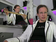 Leie, Schmuddelige sprache, Domination, Weibliche domination, Fetisch, Brille, Erniedrigung, Milf