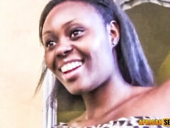 Afrikanisch, Leie, Braunhaarige, Schwanz, Schwarz, Hd, Interrassisch, Schlampe