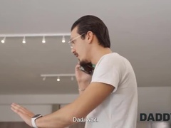 Blonde Bimbo Takes on Old Daddy