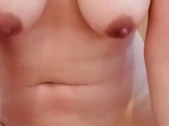 Ázijskej, Dildo, Žena, Vlasatej, Homemade, Masturbácia, Pička, Sólo