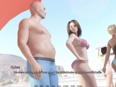 Kont, Grote kont, Bruinharig, Rondborstig, Schattig, Slet, Tieten likken, Nat