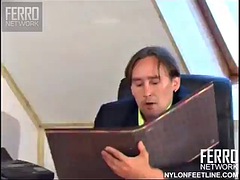 Sammanställning, Fötter, Fetisch, Mogen, Nylon